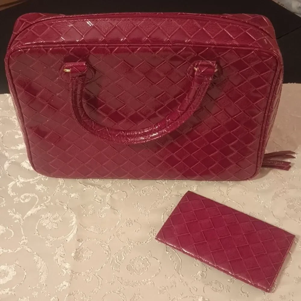 Estee Lauder Red Cosmetics Bag